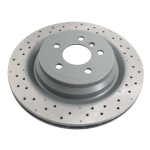 Rear Coated Brake Disc for MERCEDES-BENZ ECE R90